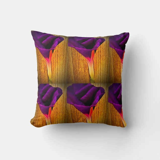 Jetez des oreillers avec des motifs floraux unique (Recto)