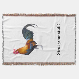 Jetez une couverture sur le coq avec la mention "T