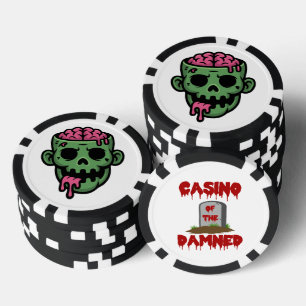 Jeton de poker Casino des damnés zombie
