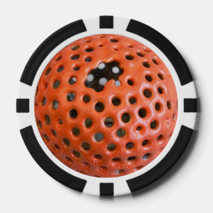 Jeton de poker orange