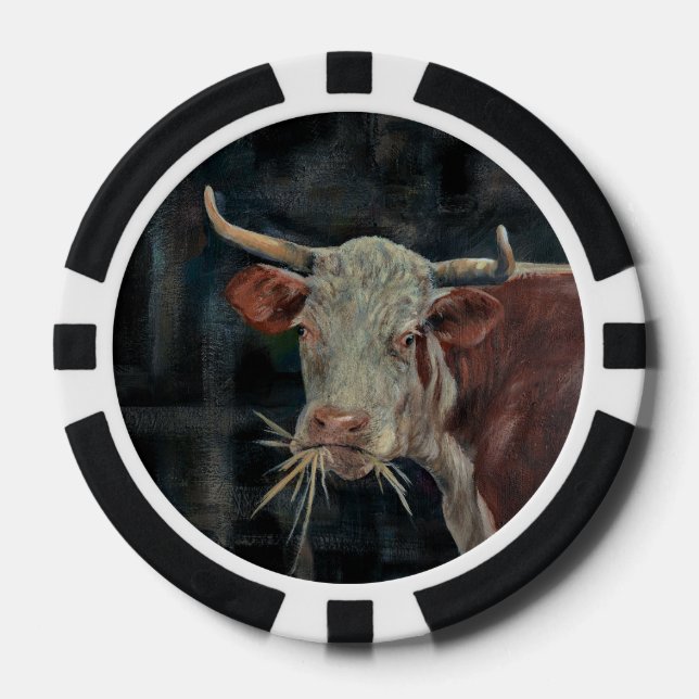 Jeton de poker vache (Recto)