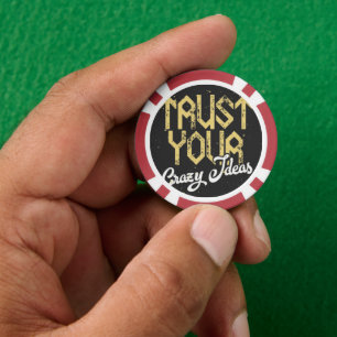 Jetons de poker à enjeux élevés et fous à faire co