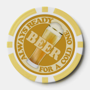 Jetons de poker de coutume de BIÈRE