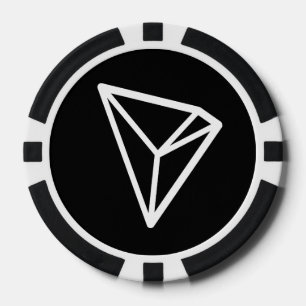 Jetons de poker de logo de TRON TRX