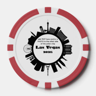 Jetons de poker personnalisables Las Vegas 2025