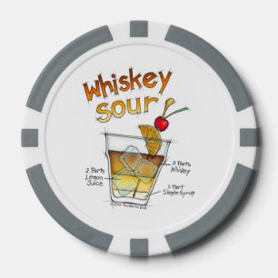 JETONS DE POKER PERSONNALISÉS - COCKTAIL DE RECETT