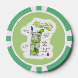 JETONS DE POKER PERSONNALISÉS - COCKTAIL RECIPE MO