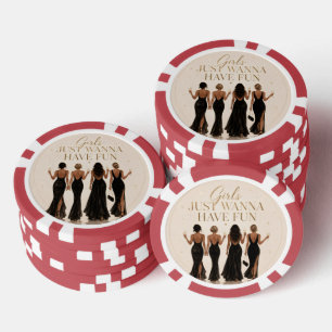 Jetons de poker pour enterrement de vie de jeune f