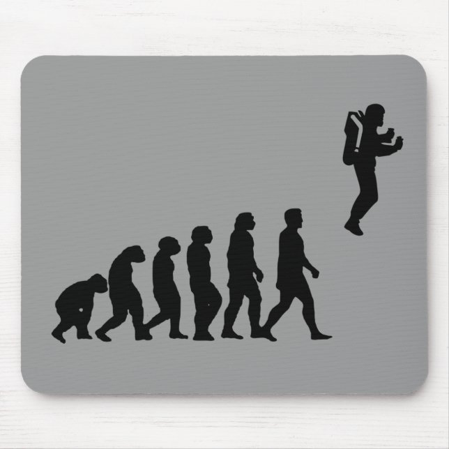 Jetpack Evolutions-Mausunterlage Mousepad (Vorne)