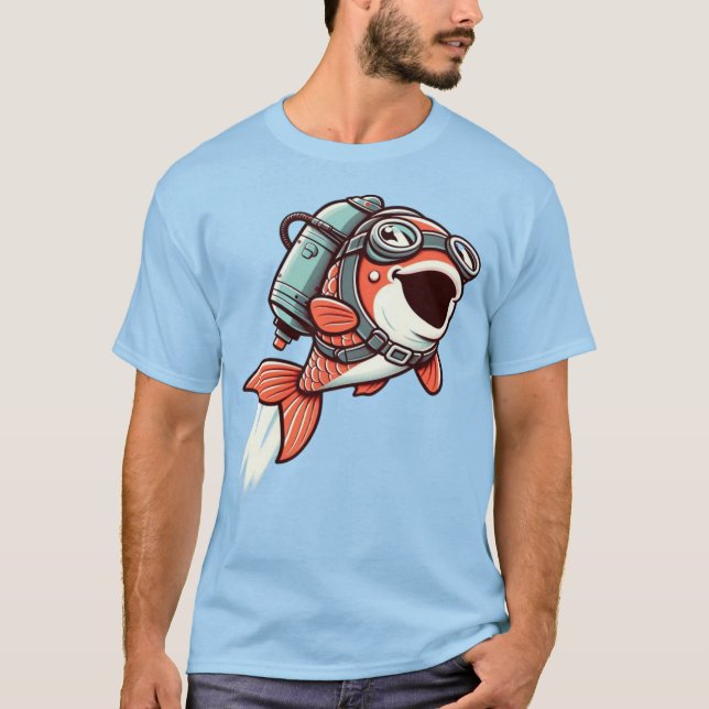 Jetpack KoiRide T-Shirt (Vorderseite)