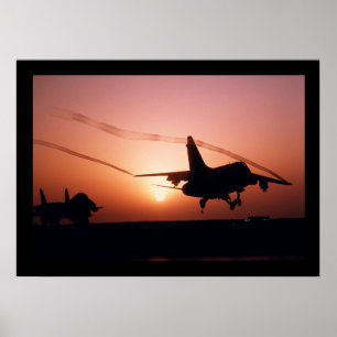 Jets auf Sunset Poster