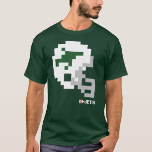 Jets Throwback Tecmo Bowl Helm T - Shirt