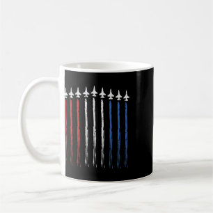 Jets Us Amerikanische Flagge Unabhängigkeit 4. Jul Kaffeetasse