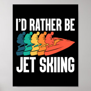 Jetski-Fahrer Personal Watercraft Motorsport Je Poster