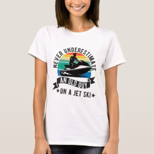 Jetski für Männer Frauen Papa Junge Jetski-Fahrer T-Shirt