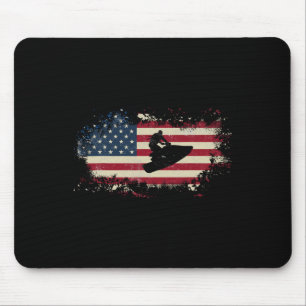 Jetski Jet Ski Skifahren Liebe Wassersport Lustig Mousepad