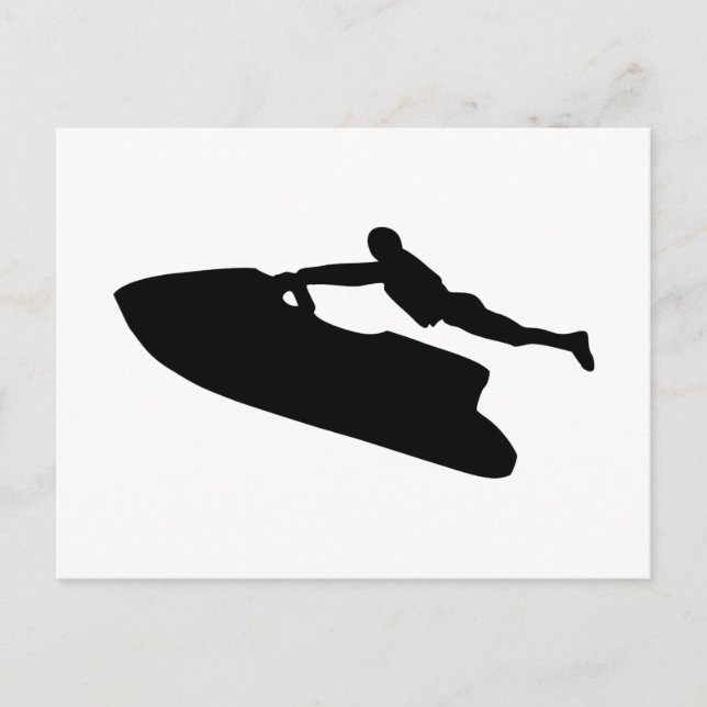Jetski Postkarte (Vorderseite)