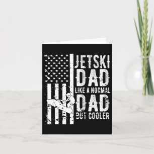 Jetski Vater Vathers Day Vater Jet Ski Rider Wasse Karte