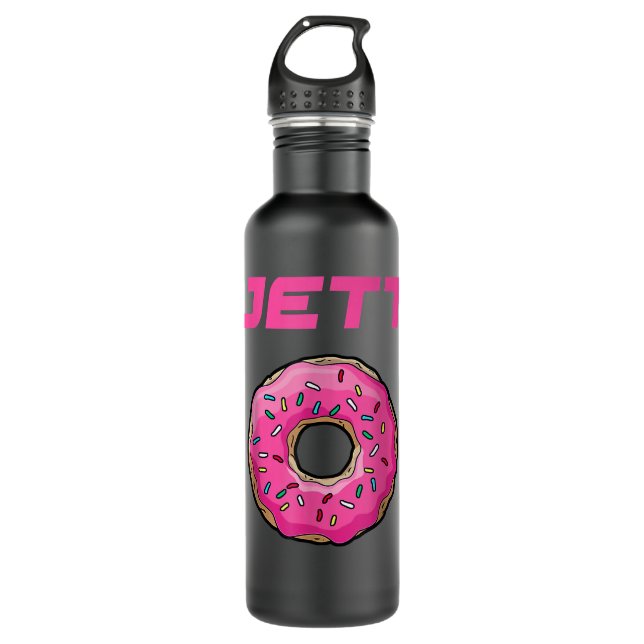 Jett Lawrence JL18 Motocorss Supercross Donut  Edelstahlflasche (Vorderseite)