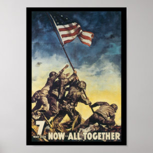 Jetzt alle zusammen Weltkrieg 2 Poster