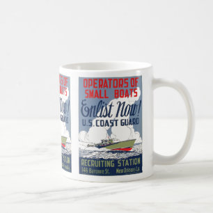 Jetzt anwerben! US-Küstenwache Kaffeetasse