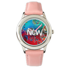 Jetzt beobachten - Blasen der Freiheit Armbanduhr