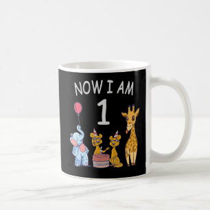 Jetzt bin ich 1 Jahr alt 1. Geburtstag im Zoo Kaffeetasse