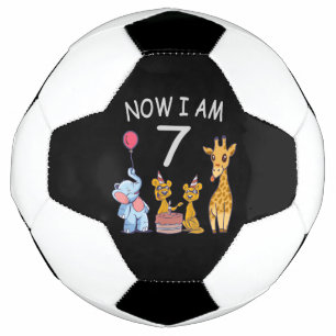 Jetzt bin ich 7 Jahre alt 7. Geburtstag im Zoo Fußball