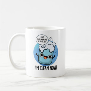 Jetzt bin ich sauber und lustig, der Seifenpuppe v Kaffeetasse
