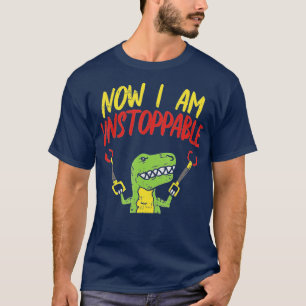 Jetzt bin ich unaufhaltsam Trex Funny Dinosaur Rob T-Shirt