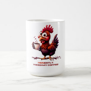 Jetzt brauche ich meinen Kaffee Kaffeetasse