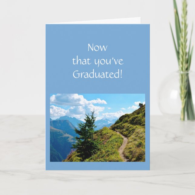 Jetzt, da Sie an der Spitze der Welt studiert habe Karte (Vorderseite)