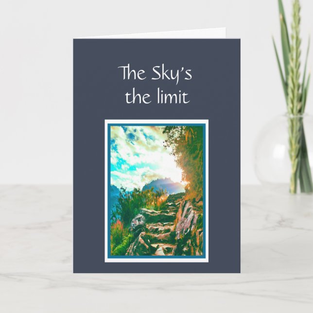 Jetzt, da Sie den Himmel als Limit gewertet haben Karte (Vorderseite)