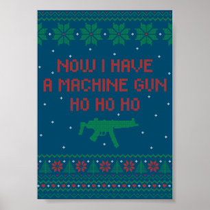 Jetzt habe ich eine Maschine mit einem Drehkopf Poster