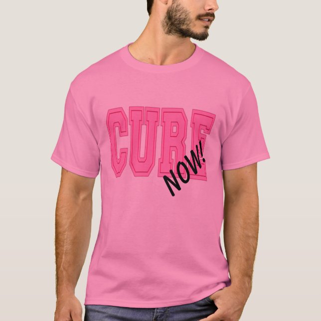 Jetzt heilen! Brustkrebs-Bewusstsein T-Shirt (Vorderseite)