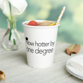 Jetzt heißer durch einen Grad Papier-Cup Pappbecher