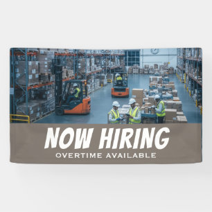 JETZT HIRING Overtime Available Banner - Custom