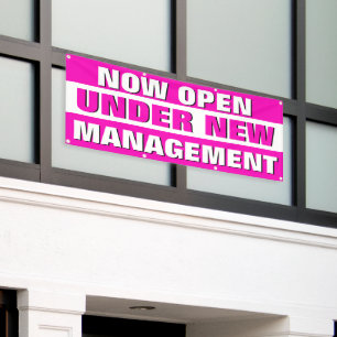 Jetzt im Rahmen des neuen Managements für kleine U Banner