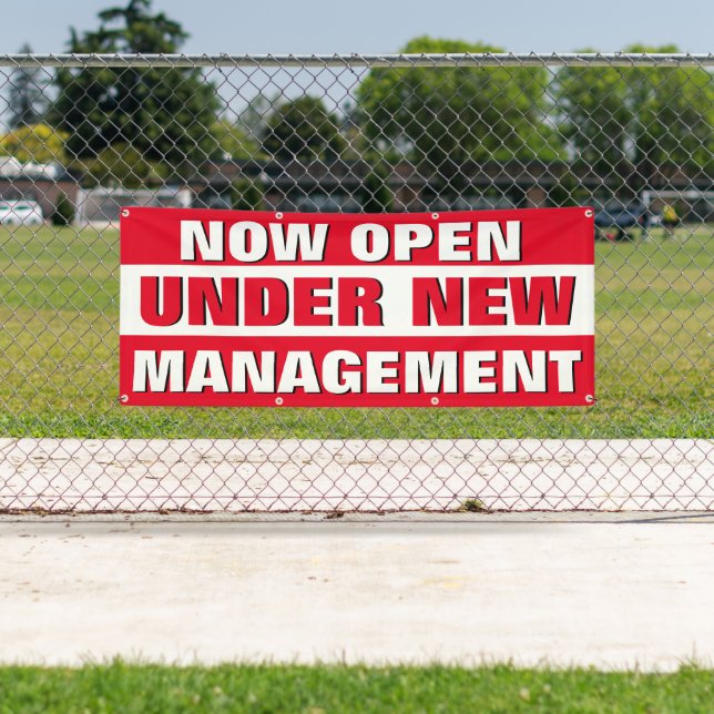 Jetzt im Rahmen des neuen Managements für kleine U Banner (Insitu)