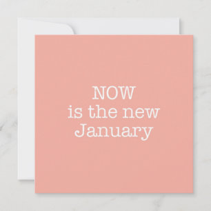 Jetzt ist die neue Januar-Note-Karte Mitteilungskarte