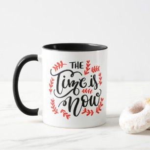 Jetzt ist die Zeit gekommen - fette Retro-Tasse Tasse