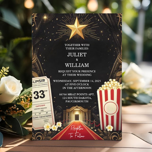 Jetzt Kino Retro Movie Ticket am beliebtesten Hoch Einladung (Von Creator hochgeladen)