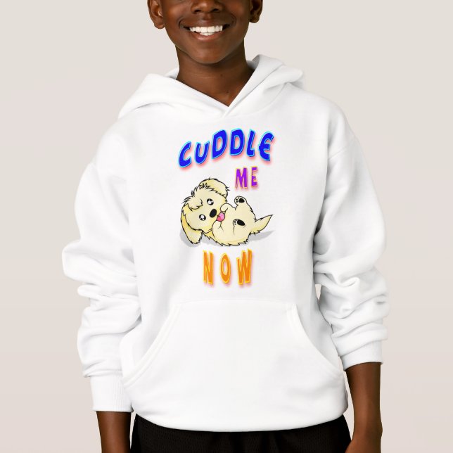 Jetzt knuddeln hoodie (Vorderseite)