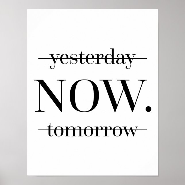 JETZT Motivierend Angebot Poster (Vorne)