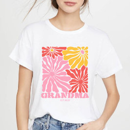 jetzt Oma Nana Kindermädchen Mimi Gigi floral T-Shirt