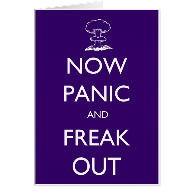 Jetzt Panik und Freak Out (Vorne)