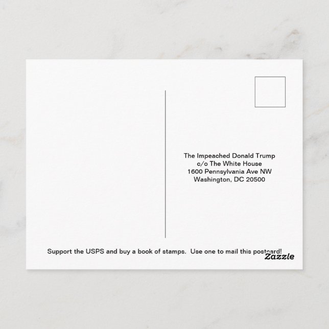 JETZT RESIGN POSTKARTE (Rückseite)