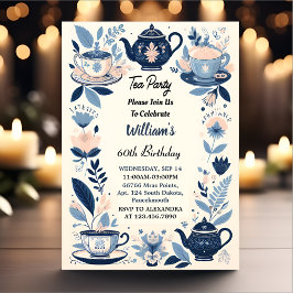 Jetzt Royal Chic Adult Fairy Tea Party 60. Geburts Einladung
