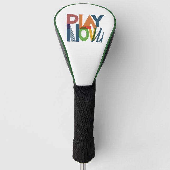 Jetzt spielen golf headcover (Vorderseite)