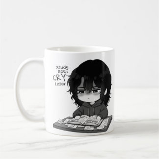 Jetzt studieren, später weinen, nachvollziehbare C Kaffeetasse